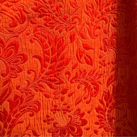 What Comes Around Goes Around for Anthropologie / Orange Shift Dress / size 6 - Picture 6 of 8